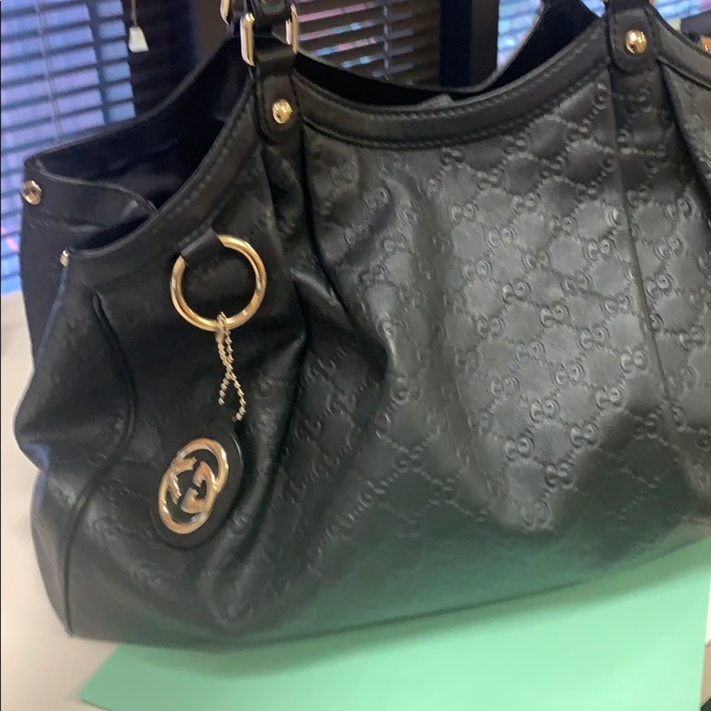 GUCCI suckey bag large, black